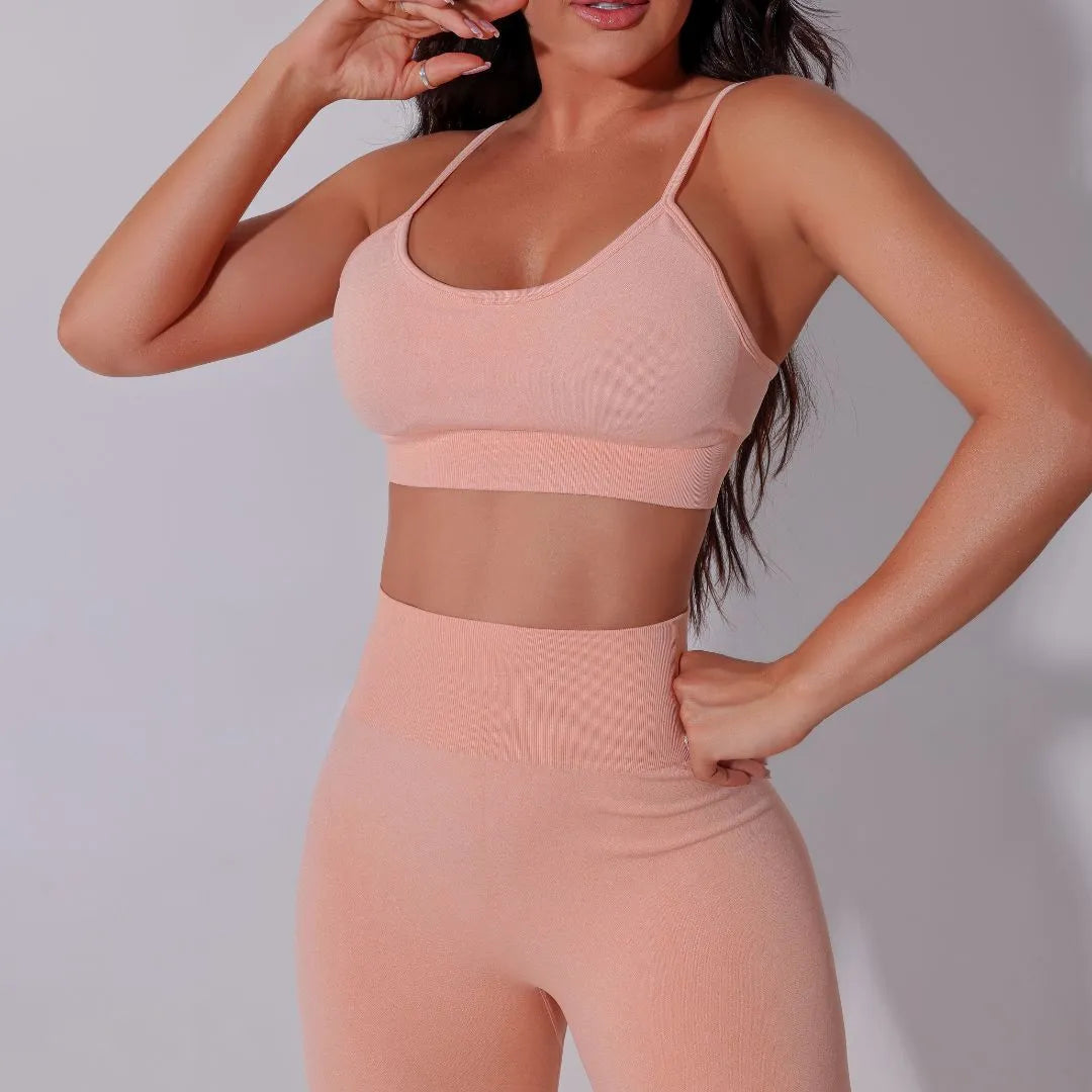Top Fitness Liso Salmão Mesclado - Sobre Essência