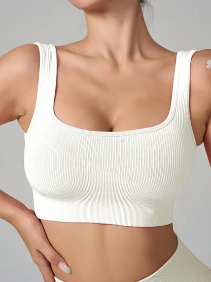 Conjunto Seamless Canelado Branco - Sobre Essência